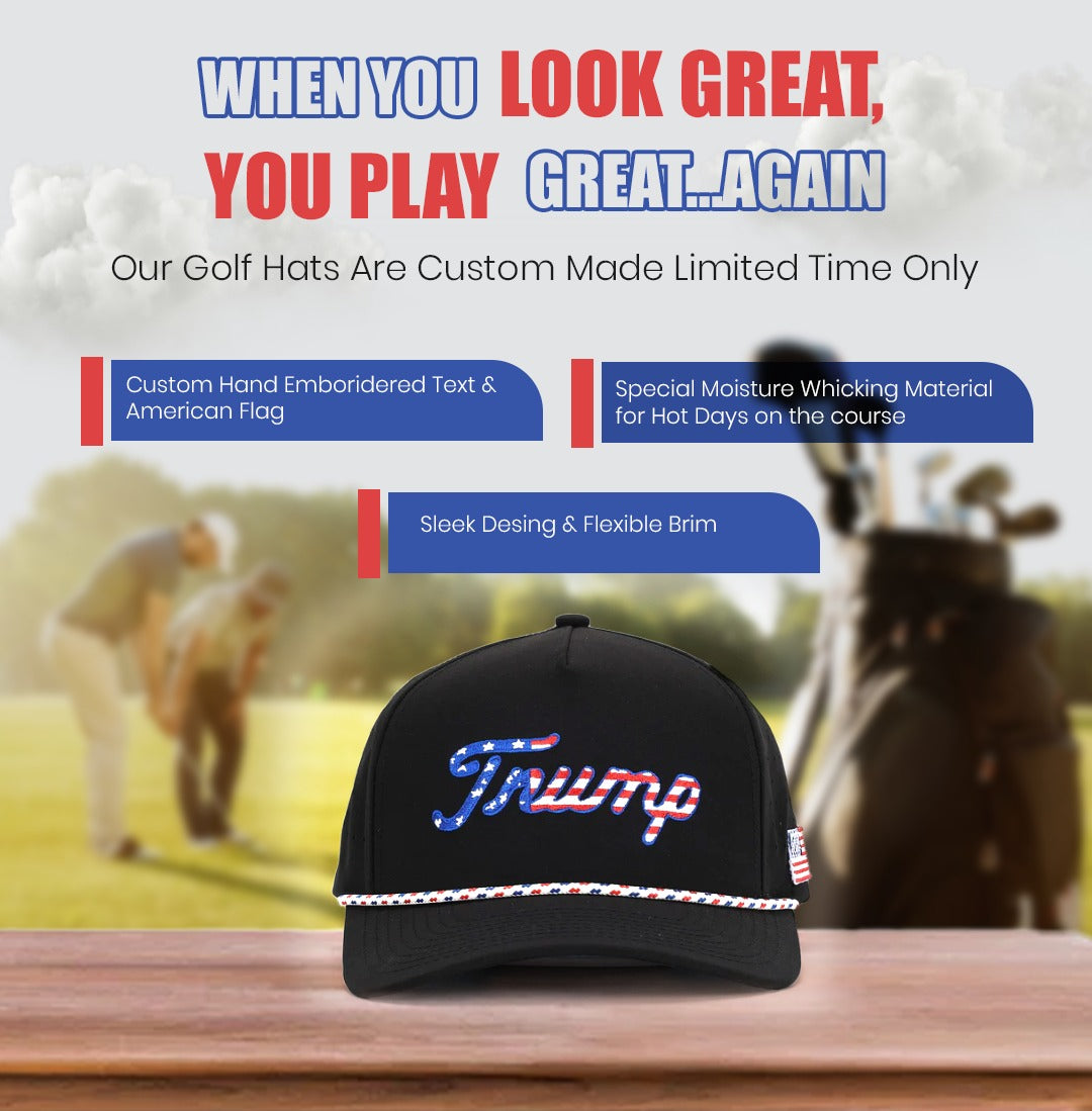 Patriotic Golf Hat