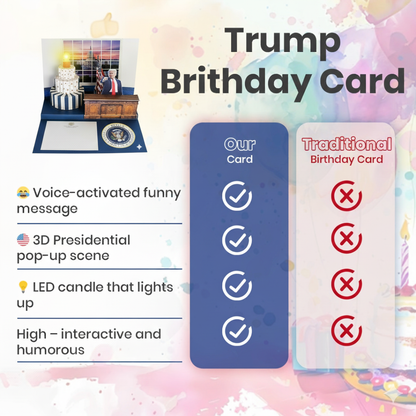 Limited Edition Trump Birthday Card